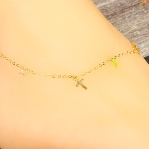 "Elegant Handmade Anklet – Delicate Jewelry for Women, MAR092081 - Picture 5 of 10